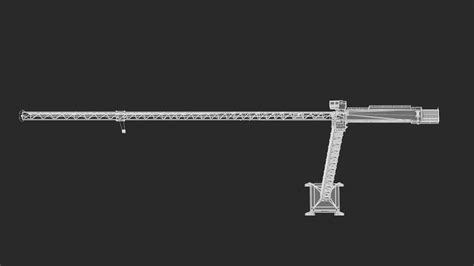 Construction Tower Crane 3d Model By Frezzy