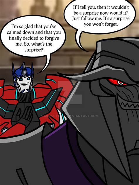 Megatron Has A Trick Up His Sleeve By Melspyrose On Deviantart