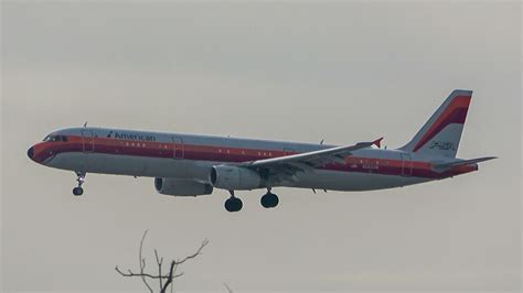 American Airlines Airbus A321 231 Landing In Minneapolis PSA Airlines