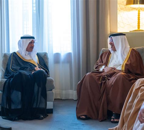 HRH The Crown Prince And Prime Minister Meets With The Chairman Of The