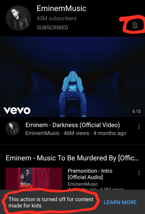 Eminem? For kids? Yeah sure : r/youtube