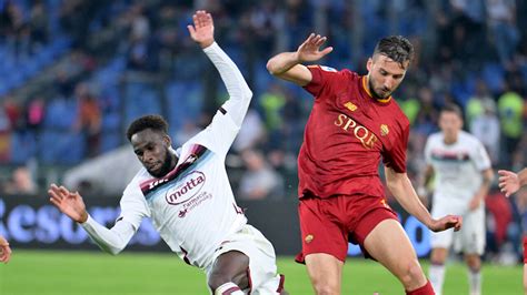 Roma Salernitana Probabili Formazioni E Dove Vedere La Partita In