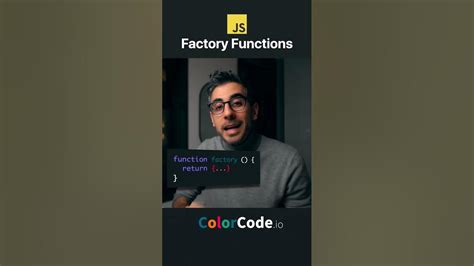 Javascript Factory Functions In 1 Minute Shorts Youtube