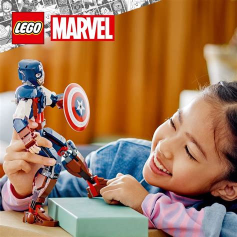 Lego Marvel Figurka Kapitana Ameryki Do Zbudowania Super Oferty