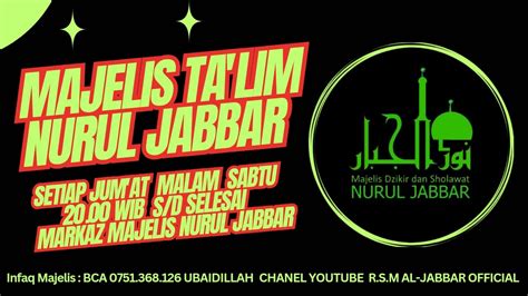 R S M AL JABBAR OFFICIAL 14 06 24 Majelis Ta Lim Nurul Jabbar