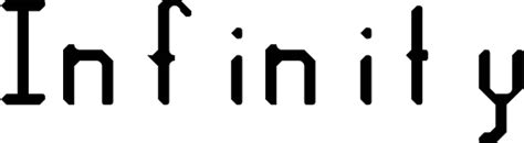 Infinity Regular Font