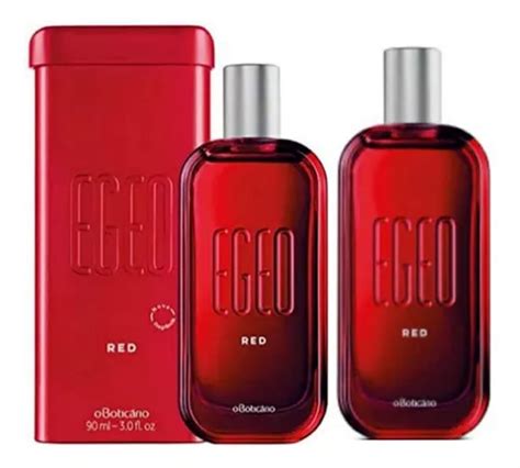 Perfume Egeo Red Deo Colônia 90ml Feminino O Boticário Kit Frasco