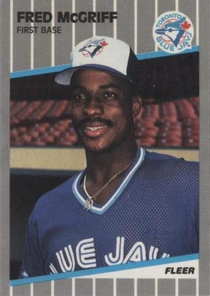 1989 Fleer 240 Fred McGriff For Sale Online EBay