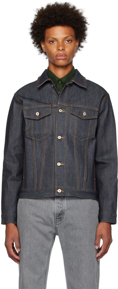 Naked Famous Denim Indigo Stealth Pocket Denim Jacket Naked And