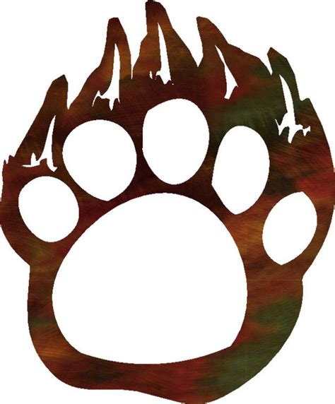 107 Views Paw Art Bear Paw Print Bear Paws