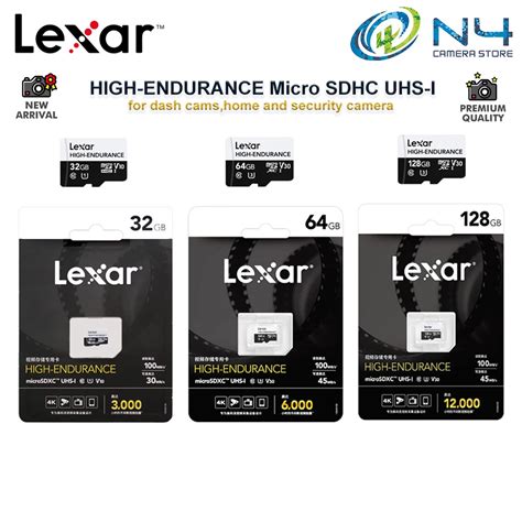 Lexar High Endurance Memory Card Micro Sd Card Read Mb Class U