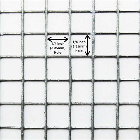 1 4 6mm Hole Galvanised Welded Wire Rodent Control Mesh The Mesh