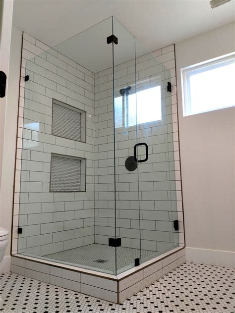 90 Degree Shower Door Gallery Blizzard Frameless