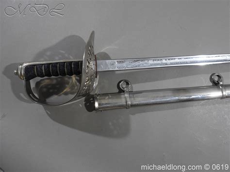 East Yorkshire Regimental Presentation Sword Michael D Long Ltd