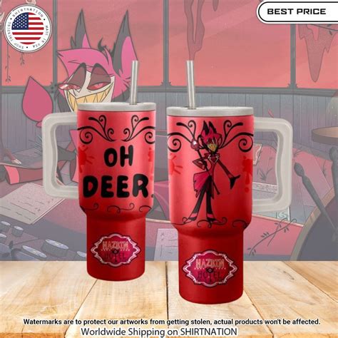 Oh Deer Alastor Hazbin Hotel Tumbler • Shirtnation Shop Trending T