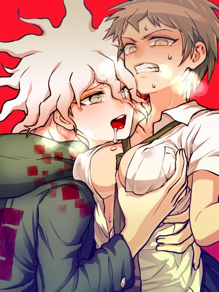 Komaeda Nagito And Hinata Hajime Danganronpa And 1 More Drawn By