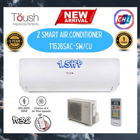 PENSONIC TOUSH READY STOCK Z SMART 1 5HP NON INVERTER AIR COND