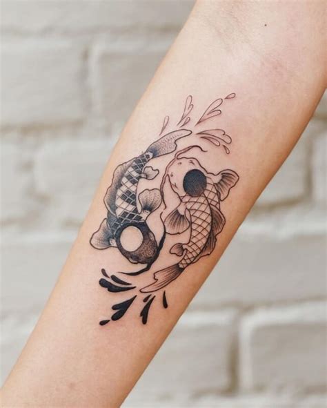 Unique Design Ideas For Yin Yang Koi Fish Tattoo Lovers And Enthusiasts