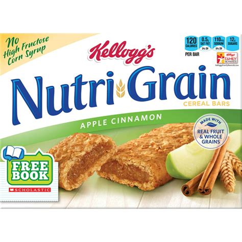 Nutri Grain Apple Cinnamon Chewy Soft Baked Breakfast Bars 43 Off