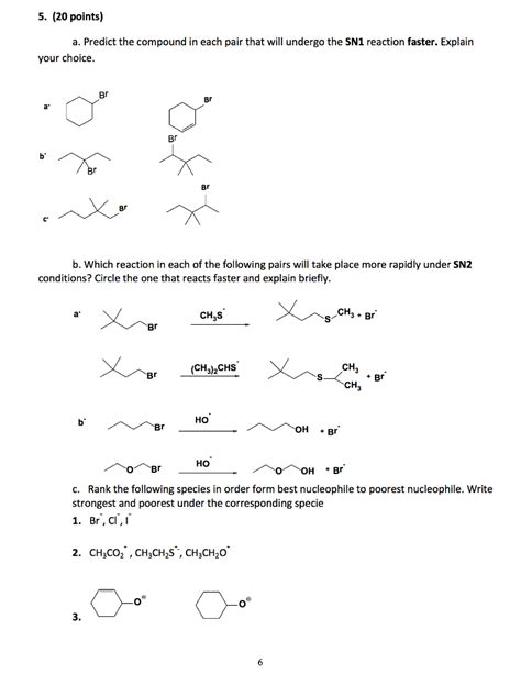 Solved 5 20 Points A Predict The Compound In Each Pair Chegg