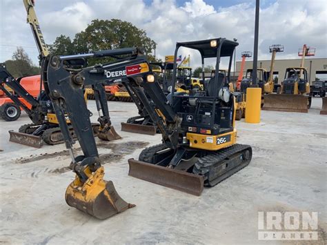 2018 John Deere 26g Mini Excavator In Lewisville Texas United States Ironplanet Item 10709246