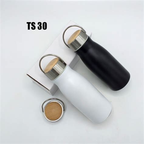 TERMOS Stainless Tumbler Heat Resistant Steel SS 304 Thermos Bamboo Lid