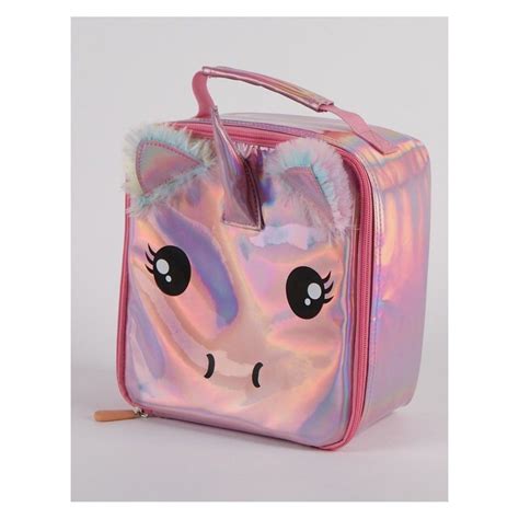 Unicorn Lunch Bag Holographic Pink Kids Lunch Bags Lunch Box