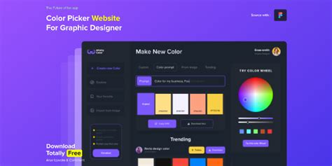 Color Picker Website Figma