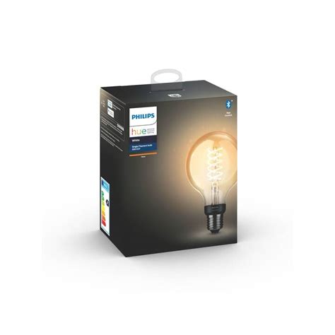 PHILIPS HUE LED Birne White Filament E27 Bluetooth ZigBee 7 W