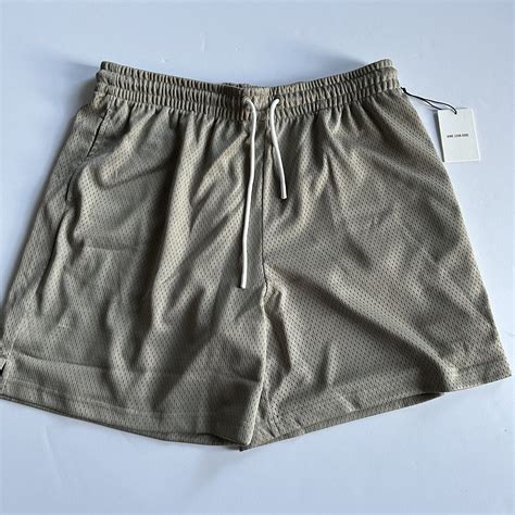 Aime Leon Dore Aime Leon Dore Crest Gym Mesh Shorts In Lauren Oak Khaki