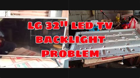 How To Repair No Picture With Sound Problem In Lg Led Tv Youtube