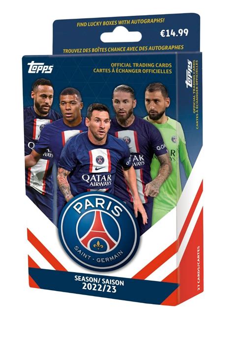 Topps Paris Saint Germain Official Fan Set Cop Cartes