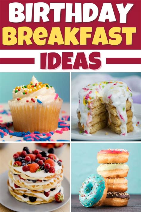 21 Fun Birthday Breakfast Ideas - Insanely Good