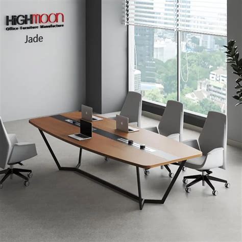 Jade Curved Meeting Table Modern And Sleek Design