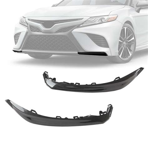 G Plus Front Bumper Lower Trim Molding Set Fit For 2018 2020 Toyota