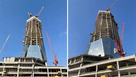 DMCCs Uptown Tower Reaches 150m Office Structures Completed