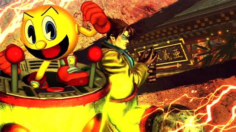 Street Fighter X Tekken Playthrough Pac Man And Jin Team Namco Stars