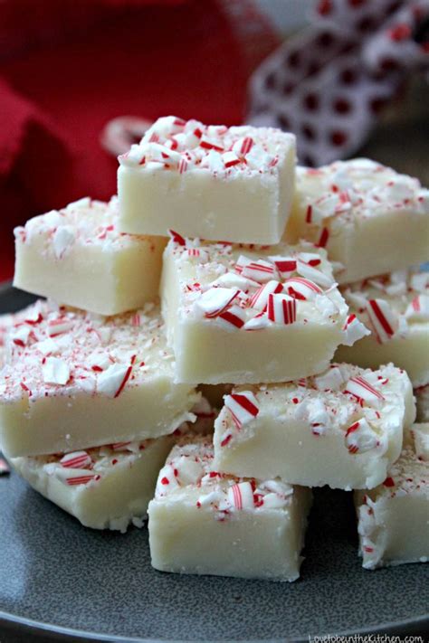 Peppermint White Chocolate Fudge Love To Be In The Kitchen