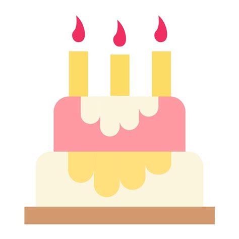 Premium Vector Vector Design Birthday Cake Icon Style