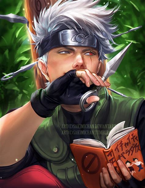 Kakashi Chilling By Sakimichan On Deviantart Naruto Nghệ Thuật Anime