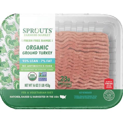 Sprouts Farmers Market The Butcher Shop Organic Ground Turkey Same Day Delivery Or Pickup Sprouts