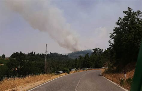 Incendio Boschivo In Localit Riseccoli A Greve In Chianti