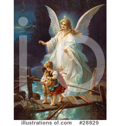 Guardian Angel Clipart #28829 - Illustration by OldPixels