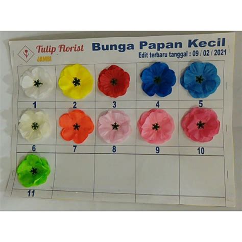 Jual Bunga Suyok Papan Ukuran Cm Lapis Kecil Shopee Indonesia