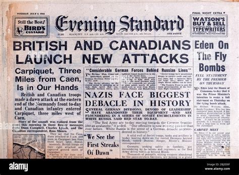 British And Canadians Launch New Attacks Nazis Face Biggest Debacle