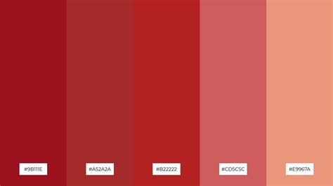 The Best 15 Red Color Palette Combinations