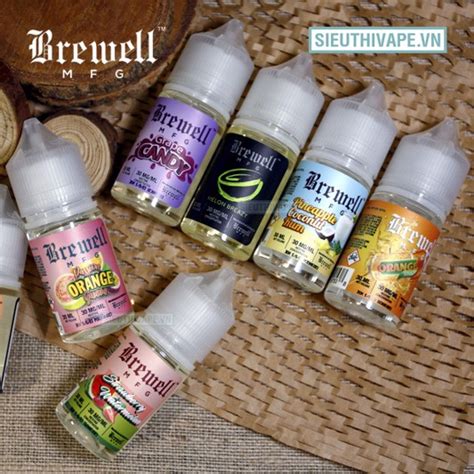 Brewell MFG Soda Cam 30ml Tinh Dầu Saltnic Chính Hãng