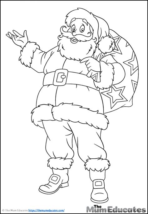 Christmas Colouring Sheets Ks1 Coloring Pages For Kids