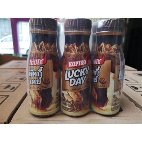 KOPIKO LUCKY DAY 180mL 24bottles per Box Original Pinalit sa Kopiko 78c ...