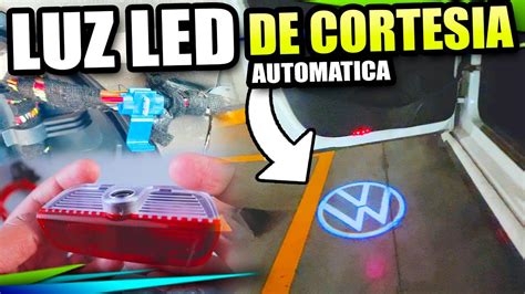 Como INSTALAR LUZ LED DE CORTESÍA al abrir la puerta del coche YouTube